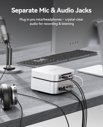 ORICO MiniLink Mac mini M6 Hub with SATA SSD Enclosure 5Gbps - Image 6