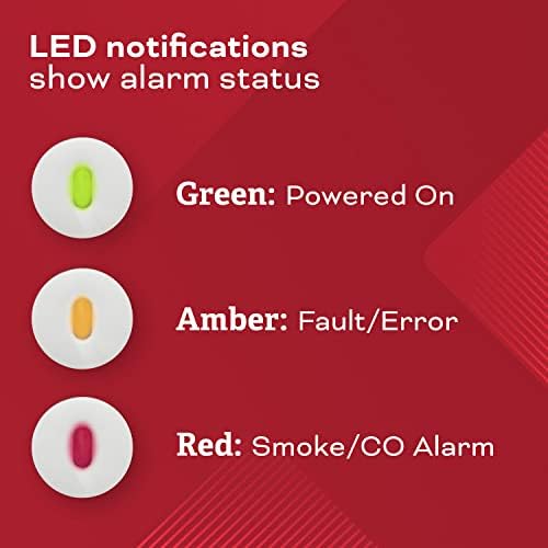 Kidde Hardwired Smoke & Carbon Monoxide Detector, AA Battery Backup, Voice Alerts, Interconnectable, LED Warning Light Indicators, 2 Pack - Image 6