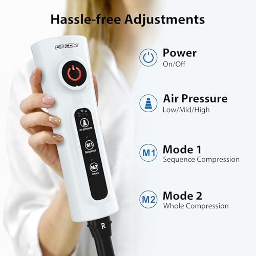 CINCOM Leg Massager for Circulation and Pain Relief FSA - HSA - Image 3