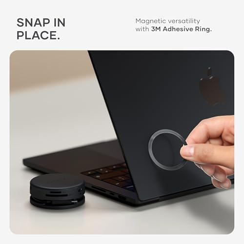 Satechi OntheGo 7-in-1 USB-C Hub, 4K/60Hz HDMI, 100W PD, Space Black - Image 5