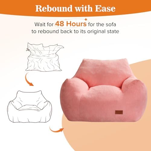 Big Bean Bag Chair for Adults, Ultra Soft BeanBag for Living Room - Image 6