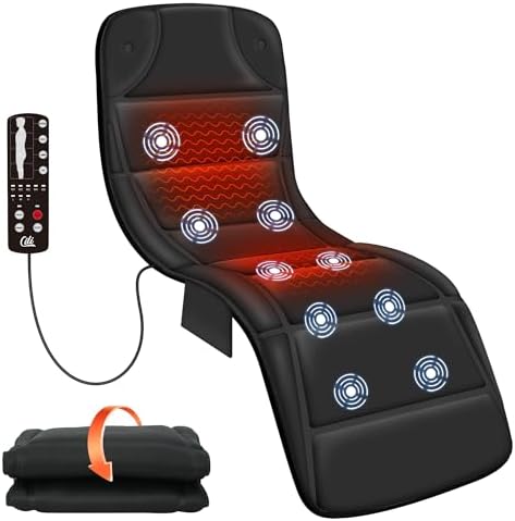 CILI Full Body Massage Mat with Heat, Upgrade Graphene Heating Vibration Back Massage Pad, Full Body Massager for Bed Chair Sofa, Massage Mattress Pad, Ideal Gifts for Mom Dad by CILI