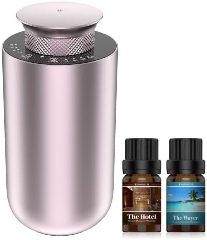 2026 Upgraded Rechargeable Waterless Car Scent Diffuser Kit, Auto On/Off by ASCENTYER