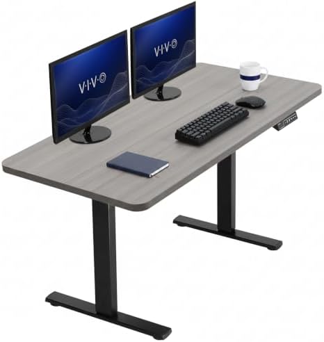 VIVO Dark Gray 43 x 24 in Standing Desk, DESK-1B4G by VIVO