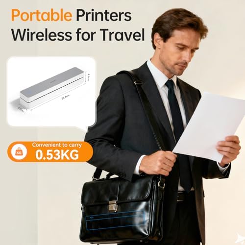 PRT Portable Printer Wireless for Travel, Bluetooth Thermal Printer - Image 2