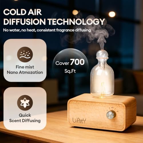 Glass Waterless Essential Oil Diffuser Upgraded, Nebulizing diffusers - Image 3