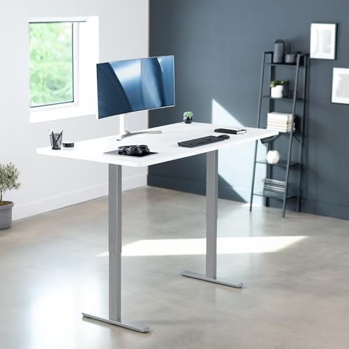 VIVO White 71 x 36 in Standing Desk, DESK-KIT-E2G7W-36 - Image 2