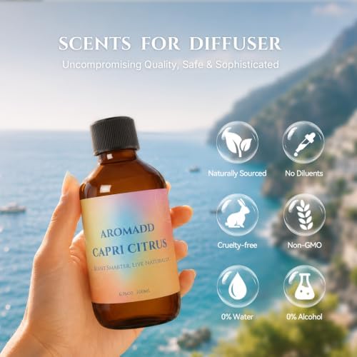 AROMADD Capri Citrus Diffuser Oil Refill, Volcano-Inspired, 6.76 Fl Oz - Image 3