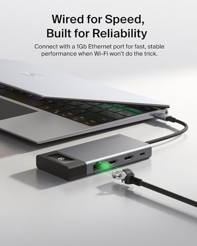 Belkin USB-C Hub 8 in 1 100W Dual Display for Windows - Image 7
