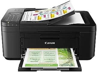 Canon PIXMA TR4720 All-in-One Wireless Printer, Home Use with Auto Document Feeder, Mobile Printing and Built-in Fax, Black by Unknown