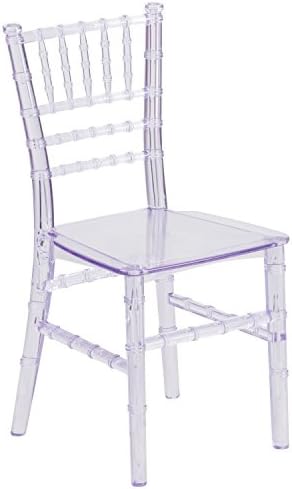 Flash Furniture Child’s Transparent Crystal Resin Party and Event Chiavari Chair for Commercial & Residential Use by FlashFurniture