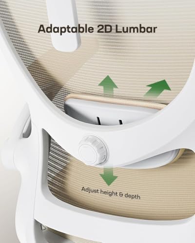 Marsail Ergonomic Office Chair with 3D Armrests, Pack of 4 - Image 4