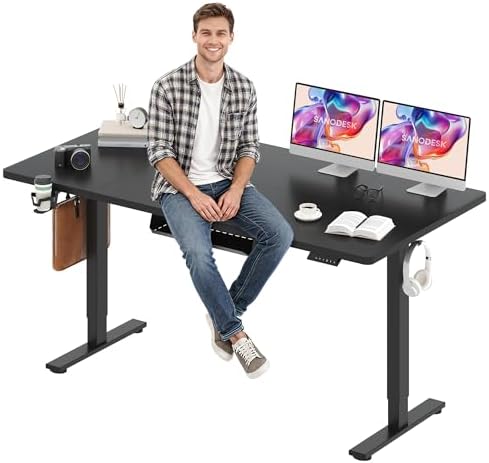 SANODESK 71x32'' Large Electric Computer Height Adjustable Standing Desk by sanodesk
