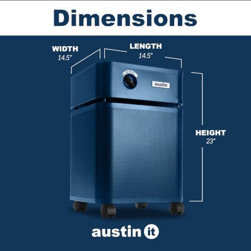 Austin Air HealthMate Plus Air Purifier, Midnight Blue, Model B450 - Image 5