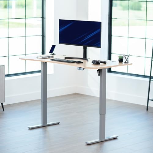 VIVO Light Wood 63 x 32 in Standing Desk, DESK-KIT-1G1C - Image 2