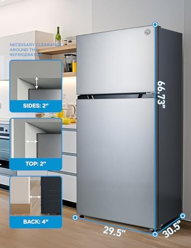 Commercial Cool 18 Cu. Ft. Top Mount Refrigerator, Ice Maker, CCR1800GIMS - Image 6