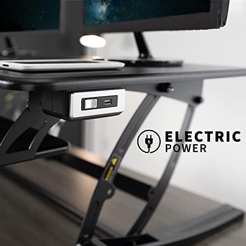 VIVO Black 42 inch Electric Desk Converter, DESK-V000VLE - Image 4