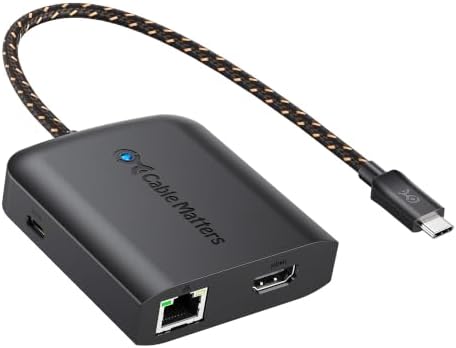 Cable Matters USB C Hub HDMI 2.1, 8K Video, Gigabit Ethernet by CableMatters