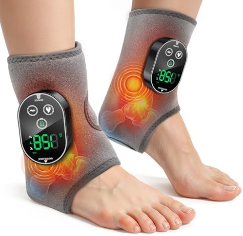 2PCS Foot Massager for Neuropathy, FSA Eligible Ankle Heating Pad by WoloyHeatie