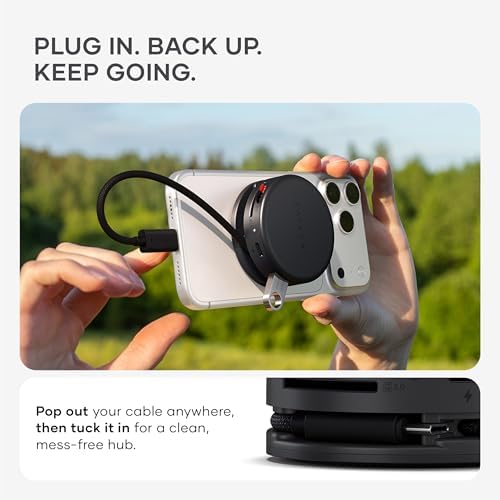 Satechi OntheGo 7-in-1 USB-C Hub, 4K/60Hz HDMI, 100W PD, Space Black - Image 4