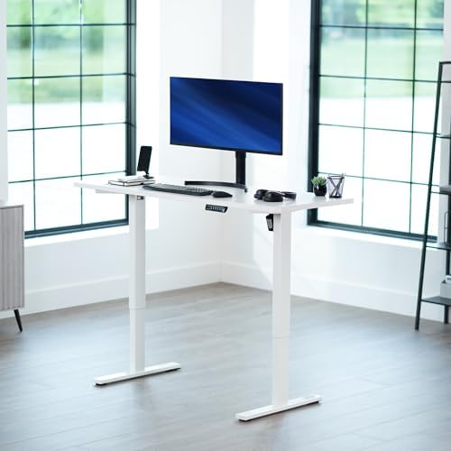 VIVO White 60 x 24 in Standing Desk, DESK-KIT-1W6W - Image 2