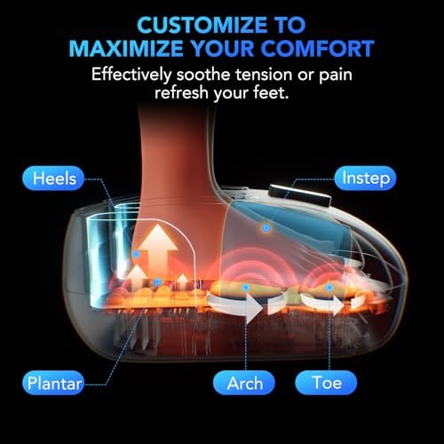 SKG YS100 Foot Massager with Heat for Plantar Fasciitis Pain Relief - Image 2