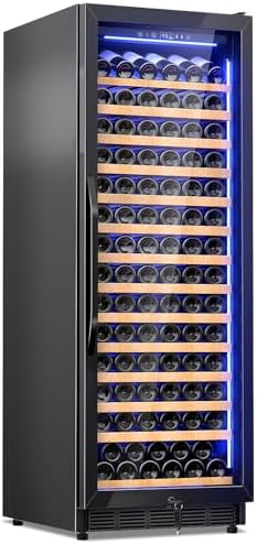 Velivi 24'' Wine Cooler Tall Wine Fridge Freestanding/Built in Large by Velivi