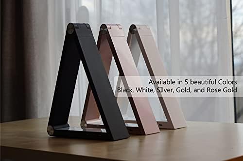 Modern LED Desk Lamp with Dimmable Light Control Wireless Charging and 2 USB Ports for Home Office Dorms Bedroom Reading Light (Black) - Image 3