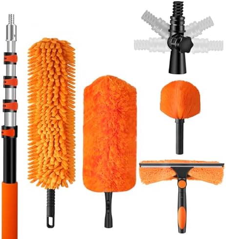 20ft High Reach Duster Kit with Extendable Pole,High Ceiling Duster Kits by SENZHIYI