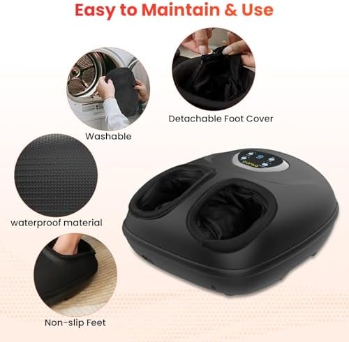CuPiLo FSA Eligible Foot Massager with Heat for Tired Feet & Neuropathy - Image 5