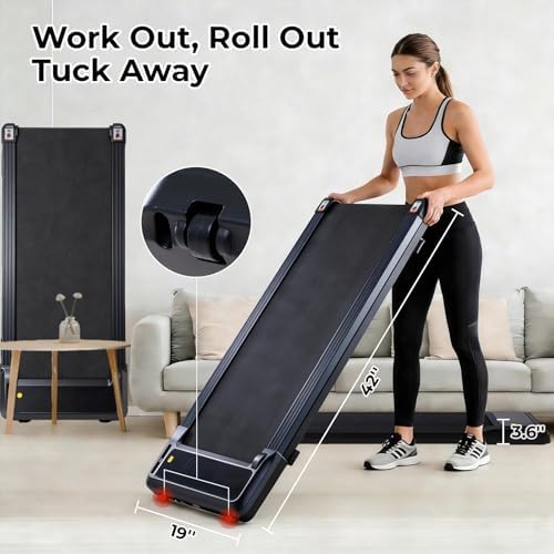 Walking Pad Treadmills for Home with Remote Control&LED Display - Image 4