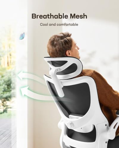 Marsail Ergonomic Office Chair with 3D Armrests, Pack of 3 - Image 5