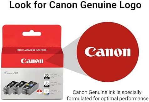 Canon PGI-35/CLI-36 2 Genuine Black and Color Value Pack Compatible to iP100, iP110, TR150 and TR160 Printers - Image 4