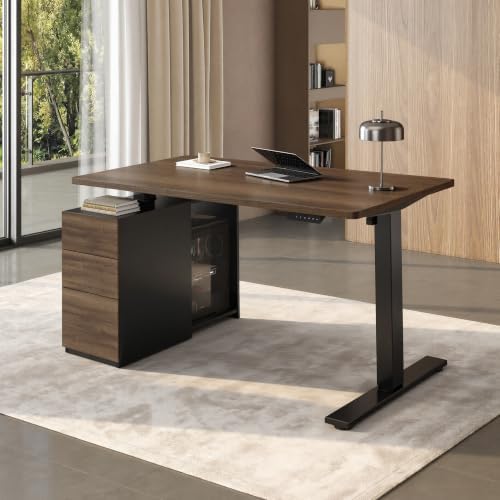 FLEXISPOT EN2 55"x28" Standing Desk Bundle with Storage Cabinet - Image 2