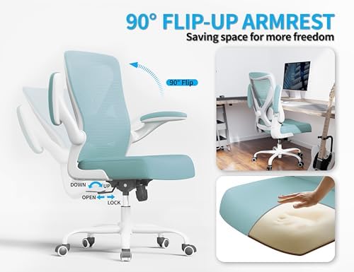 Ergalithic Office Chair: Mesh Ergonomic Desk Chair with 3D Lumbar & Swivel - Image 3