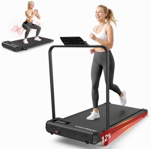 ANCHEER Walking Pad with Incline - Under Desk Treadmill with Handle Bar by YourHealthyLifestyle