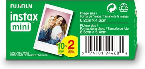 Fujifilm Instax Mini Link Smartphone Printer (Ash White) + Fuji Instax Mini Film (40 Sheets) - Instax Mini Link Printer Bundle - Image 6