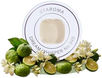Dream Whisper (Jasmine Essential Oil Refill), Compatible with STAROMA Waterless Essential Oil Diffuser – Premium Aromatherapy Fragrance, Gentle and Consistent Scent – for 200 sqft Small Home, Office by STAROMA