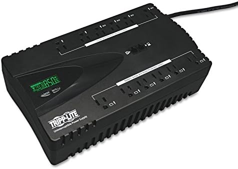 TRPECO850LCD - Tripp Lite UPS 850VA 425W Eco Green Battery Back Up LCD 120V USB RJ11 PC 12 Outlet by TrippLite