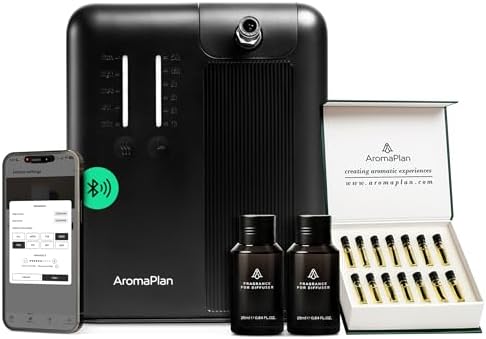 Smart Scent Diffuser Whole House + 2 Scents & 12 Samples – Cold Air by AromaPlan