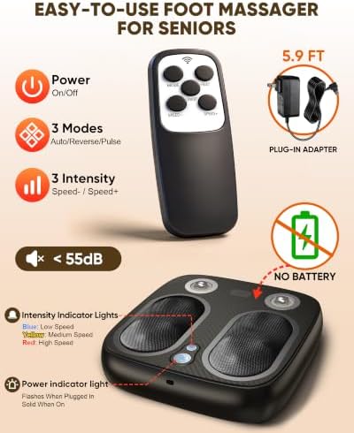 Foot Massager with Vibration for Plantar Fasciitis & Neuropathy - Image 3