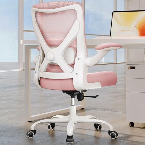 Office Chair: 330LBS Mesh Ergonomic Desk Chair Comfy with 3D Lumbar& Swivel by Ergalithic