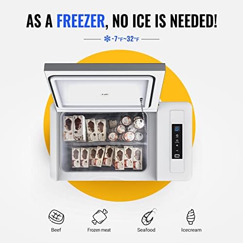BougeRV 12v refrigerator 23 Quart with Cover, -8℉~50℉ Portable Freezer - Image 5