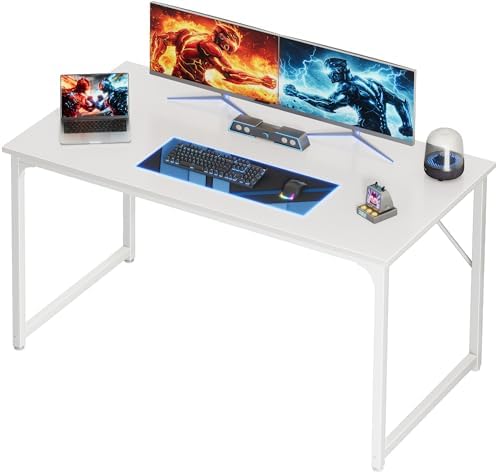 PRAISUN 47 X 24 Inch Computer Desk with Deeper Desktop by PRAISUN