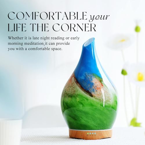 Porseme 280ml Remote Essential Oil Diffuser 3D Glass Ultrasonic Mist 7H - Image 4