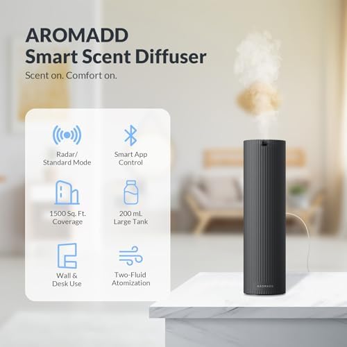 Aromadd Auto Mode Scent Diffuser Starter Kit with Cold Air Tech, Black - Image 3