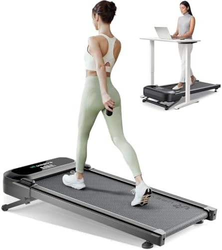 UREVO Auto Incline 12% Walking Pad，Quiet Motorized Desk Treadmill for Home by UREVO