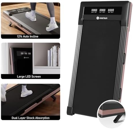 DeerRun Z10 Walking Pad with 12% Auto Incline - Image 4