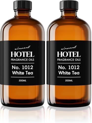 AirScent Hotel Diffuser Oil No. 1012 - The White Tea Hotel Scent - 500 mL (Pack of 2) by Airscent