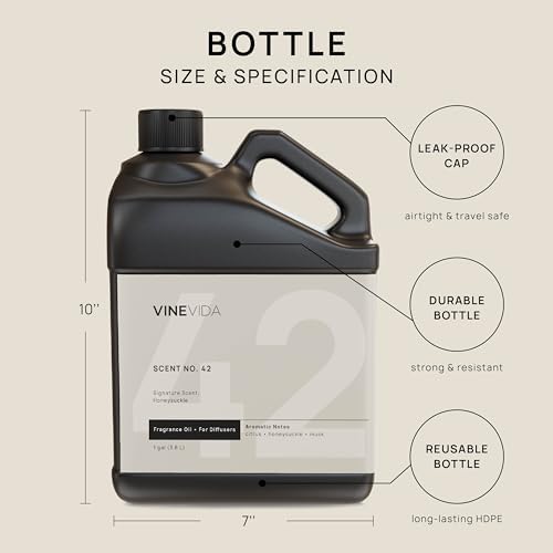 VINEVIDA [128 Fl Oz] Honeysuckle Fragrance Oil for Cold Air Diffusers, Essential Oils for Diffuser Oil Refill & Air Freshener Room Spray - Image 2